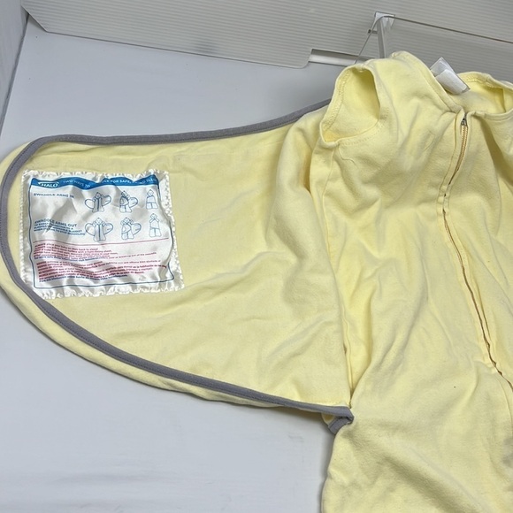 Halo SleepSack Swaddle Newborn Yellow 100% Cotton Wearable Blanket Lion - Picture 4 of 10